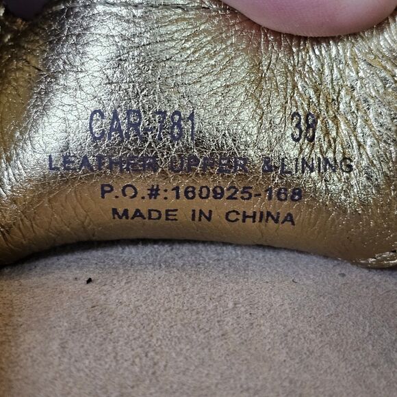 Alegria Carina Bronze Platform Thong Sandals Womens US 7.5/ EU 38 Summer - Picture 8 of 8